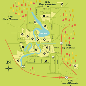 Eau Claire Neighborhood Map