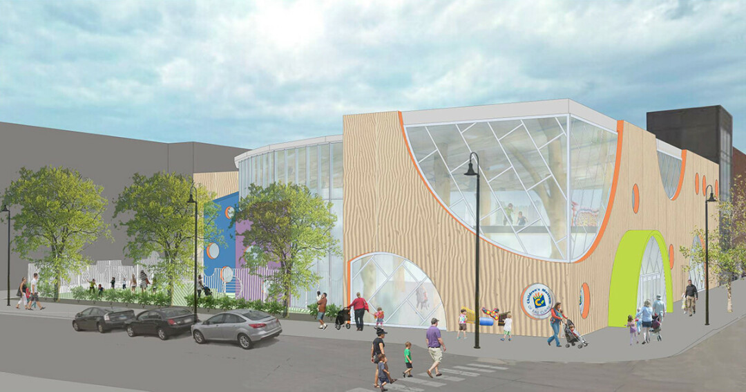 An exterior rendering of the future Children's Museum of Eau Claire on North Barstow Street. (Submitted image)