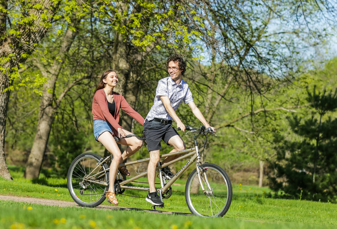 TWO FOR ONE? For Wisconsin Bike Week, why not try something a little out of the ordinary, like a tandem bike?