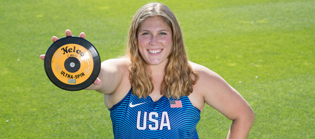 Kelsey Card was a standout during her career as a Badger. (Photo via uwbadgers.com)