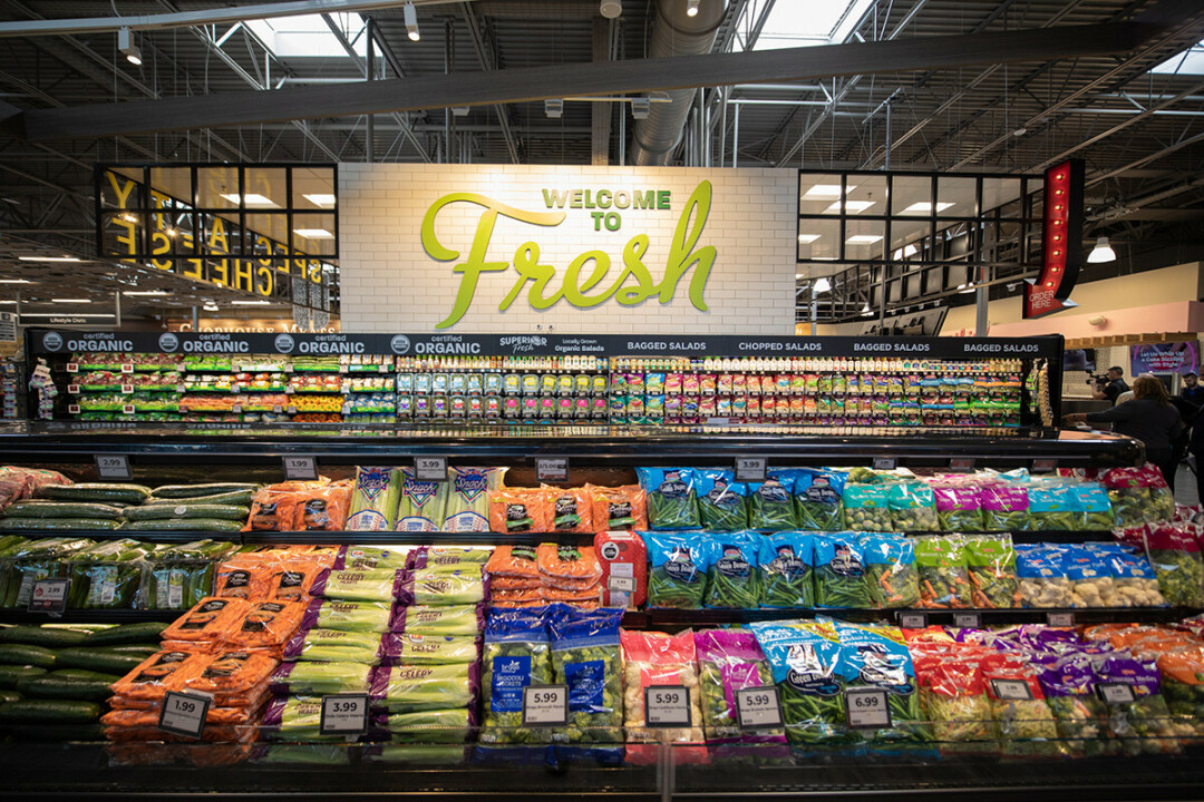 A selection of organic produce.