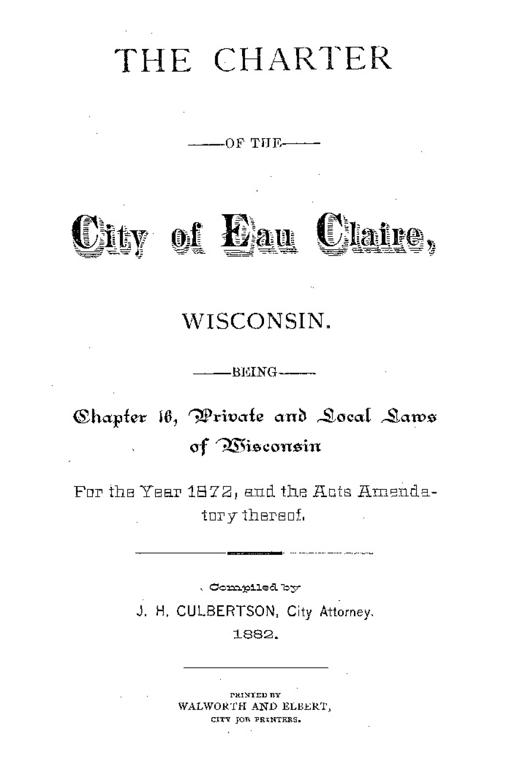 How Did Eau Claire Get Its Name? It’s not as clear as the...