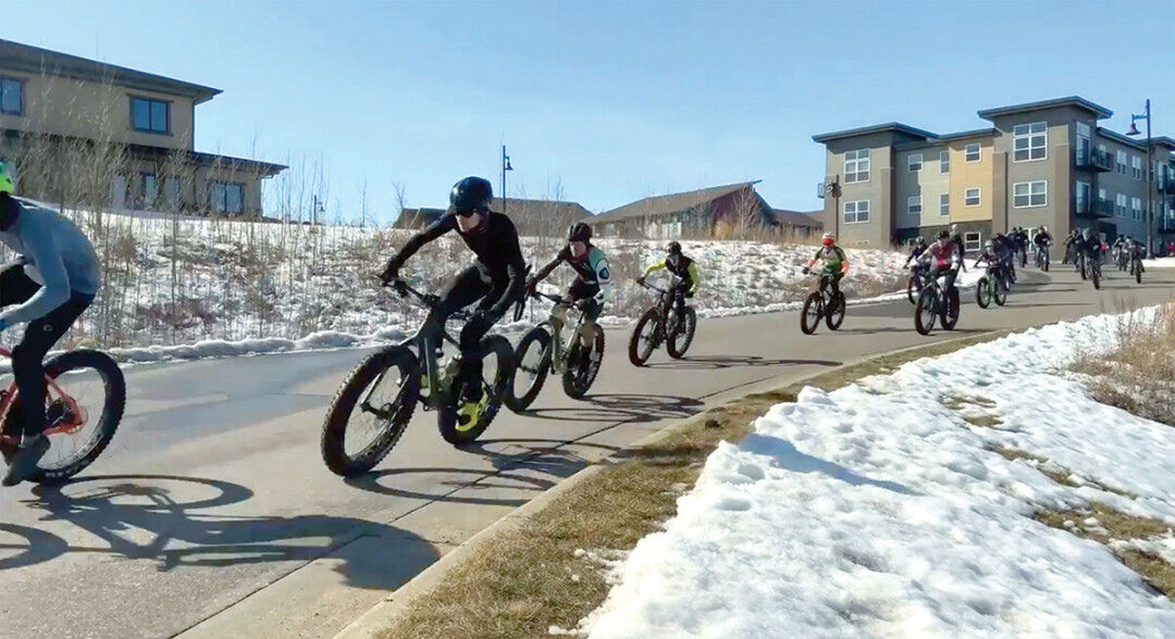 FAT CHANCE. The Frosty Tuna Fat Tire Race traverses Altoona's River Prairie. (Submitted photo)