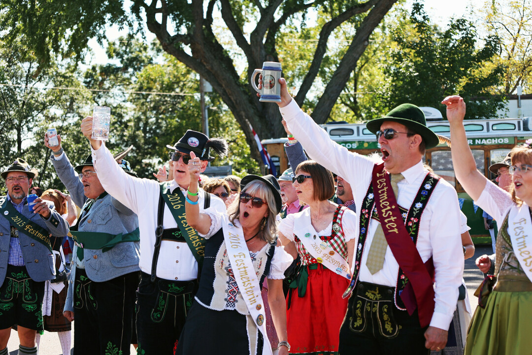 CHEERS TO BEERS. With nearly 15,000 annual attendees, Chippewa Falls Oktoberfest is one of the largest events in the Chippewa Valley.