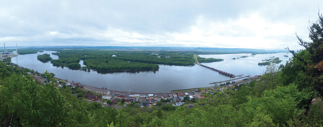 TAKING THE LONG VIEW. Old Man River as viewed from Buena Vista Park in Alma (Photo by Ty Night | CC BY 2.0)