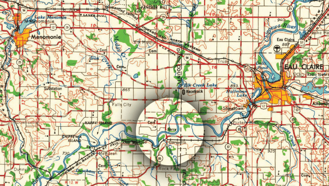 1953 map caryville usgs