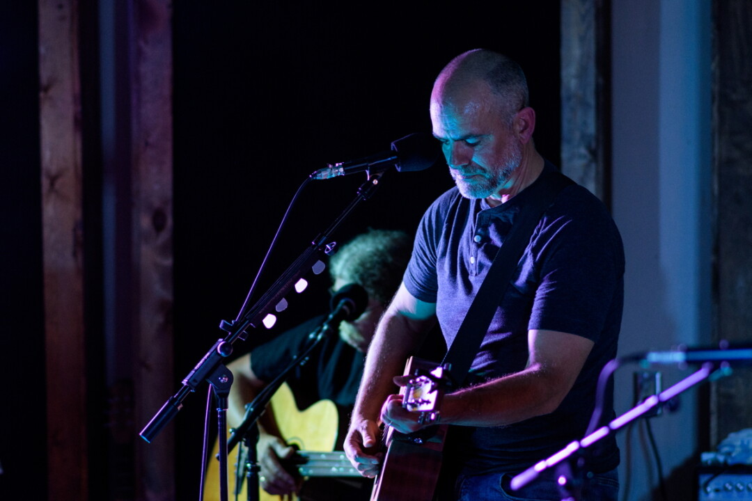 PULLING ONTO THE MUSICAL HIGHWAY. Michael Perry and The Long Beds, shown here in a 2016 performance, will play at the Pablo Center at the Confluence on Dec. 9.