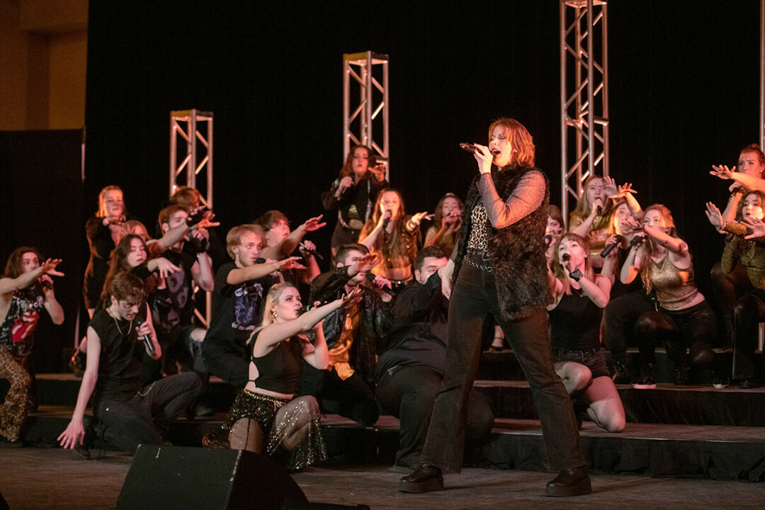 100% CHANCE OF RAZZLE DAZZLE. Cabaret 2023 performers, staff and directors finalized all last-minute tweaks at the final dress rehearsal Wednesday night before the Thursday, Jan. 26, opening show.