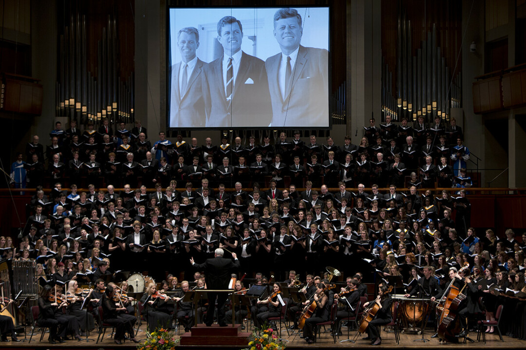 The Master Singers/UW-Eau Claire Concert Choir's performance as part of the 2013 "Presidents Day Choral Festival" at the Kennedy Center For The Arts.