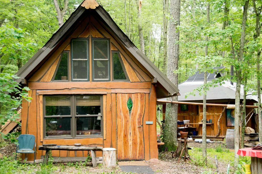 Fisher Cat Creek Forest Retreat in Osseo. 