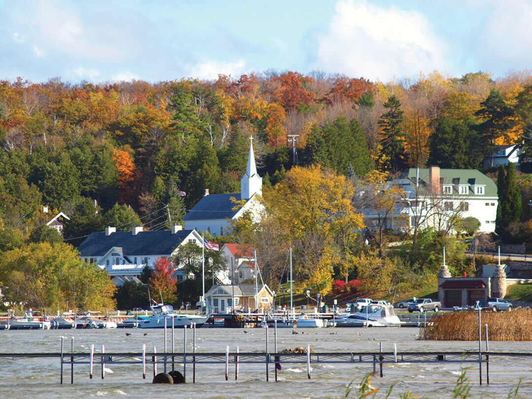 The village of Ephraim in Door County.