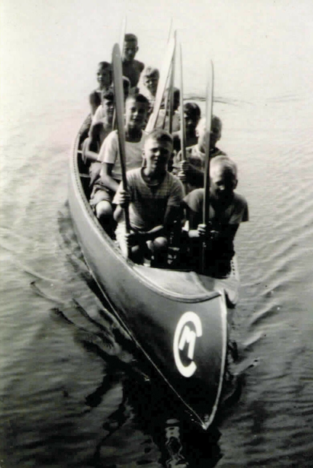 Camp Manitou Canoe 1950s