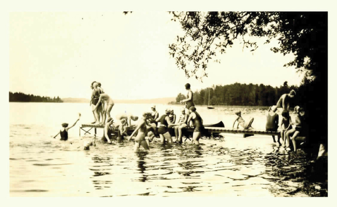 Camp Manitou Swimming 1940s