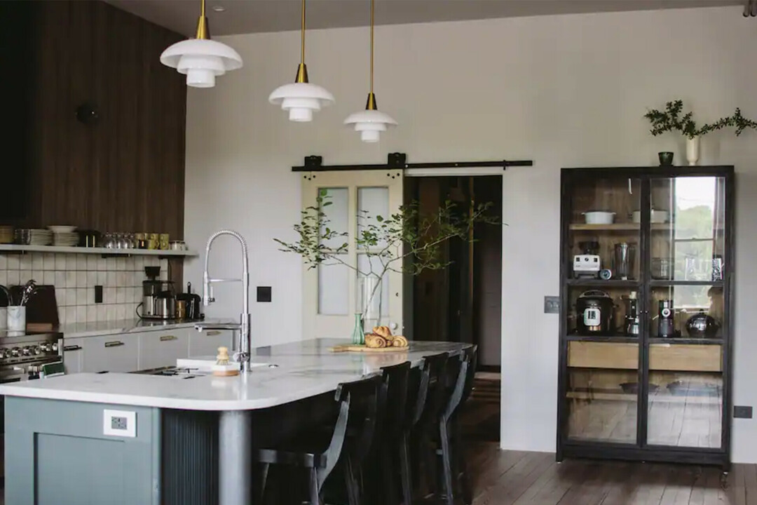 REWARDING THE REMODEL. House Blend Lighting and Design, based in Chippewa Falls, was awarded by the Wisconsin Economic Development Corporation for their massive remodeling of a historic building's upper floor. (Photos via AirBnB)