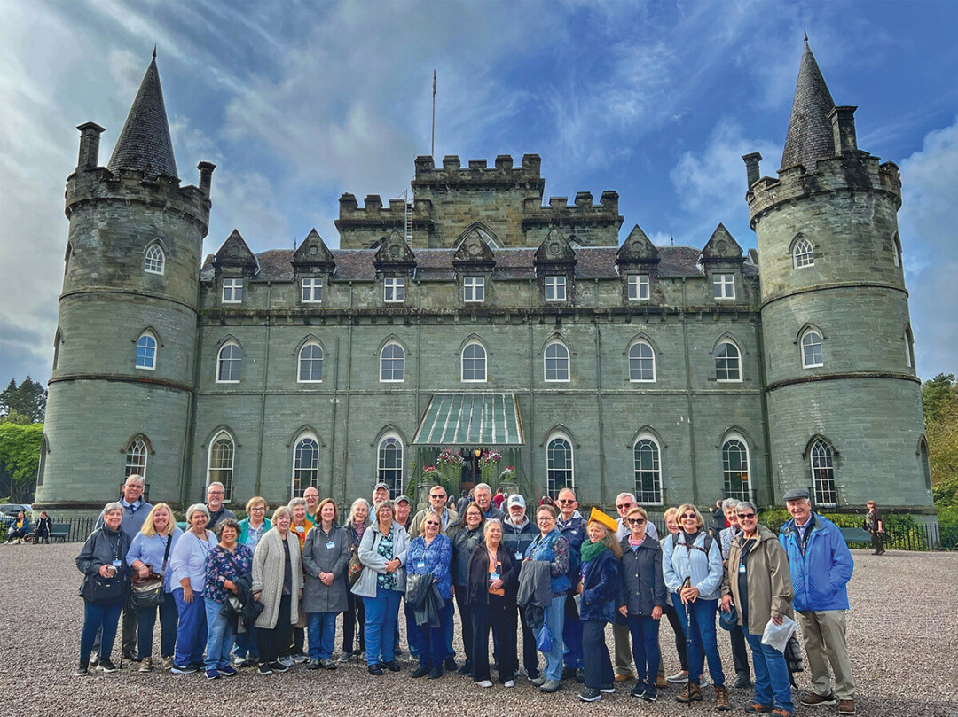 Visitors in Scotland, one of Holiday Vacations' many destinations.