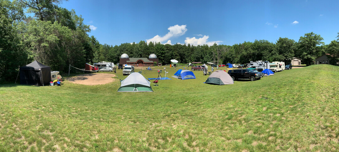 Set up at NWSF. (Photo by Mike Brown)