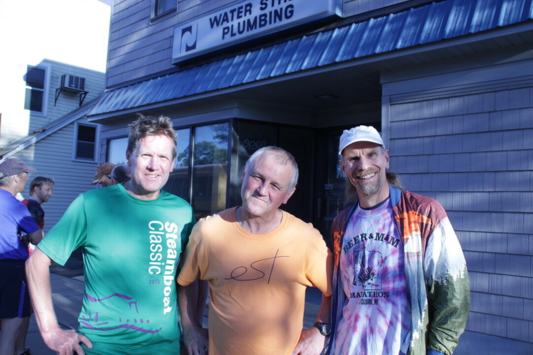 This year's race was dedicated to the late Fred Hable, center, 