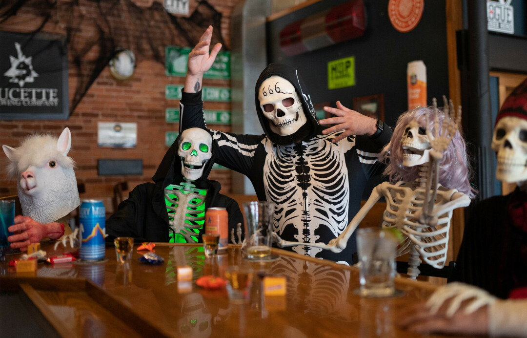 EVER BEEN TO THE SLAUGHTERHOUSE? The downtown Eau Claire bar is putting on its Halloween persona all October long! (Photos via Facebook)