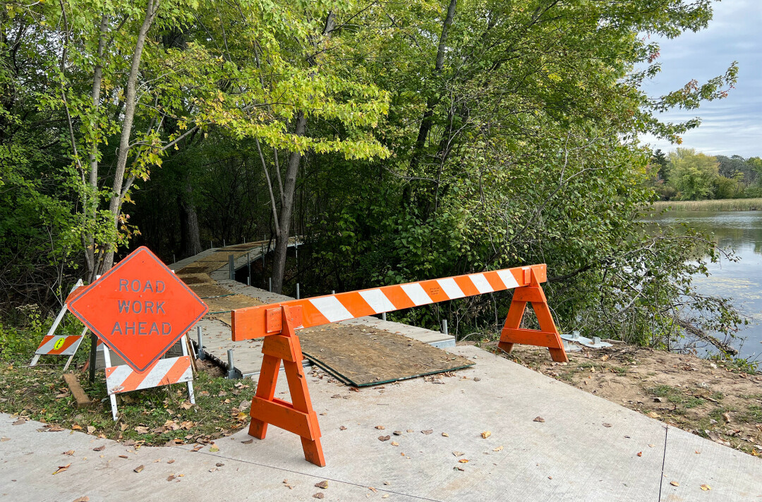 WALK THE WALK. The trail and boardwalk project along the west side of Half Moon Lake is nearly complete, some portions already in use while others are wrapping up, as pictured.