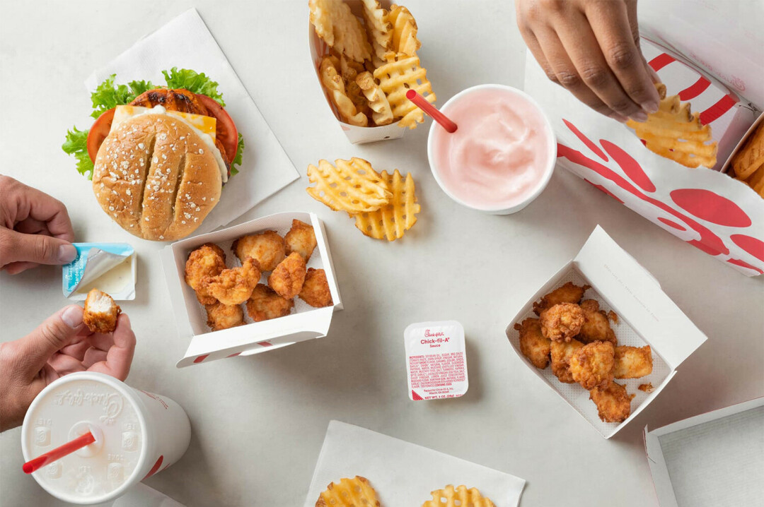 UP & AT 'EM. Eau Claire's first Chick-fil-A location will open on Thursday, Nov. 30 at 3849 S. Oakwood Mall Drive. (Photos via Chick-fil-A's Facebook)