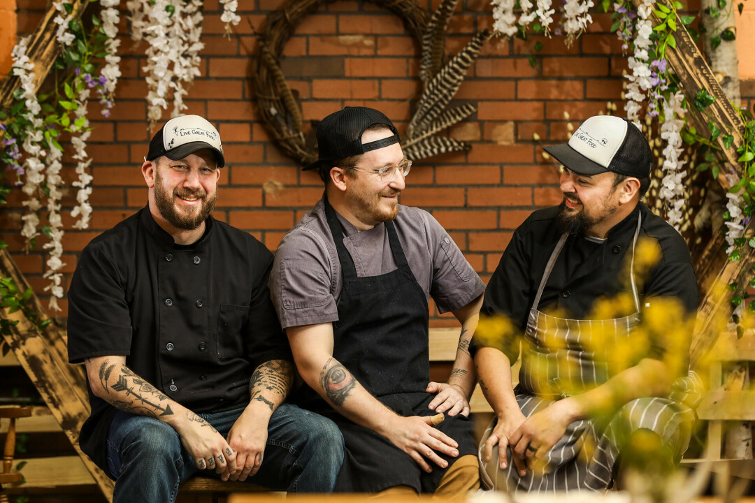 The dream team. Left to right: Joshua Dreysser, Tyler Thelen, and Tony Chavez