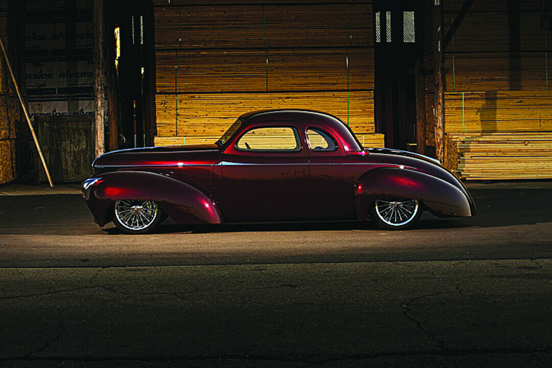 The award-winning Shark hot rod, created from a 1938 Graham Model 97.