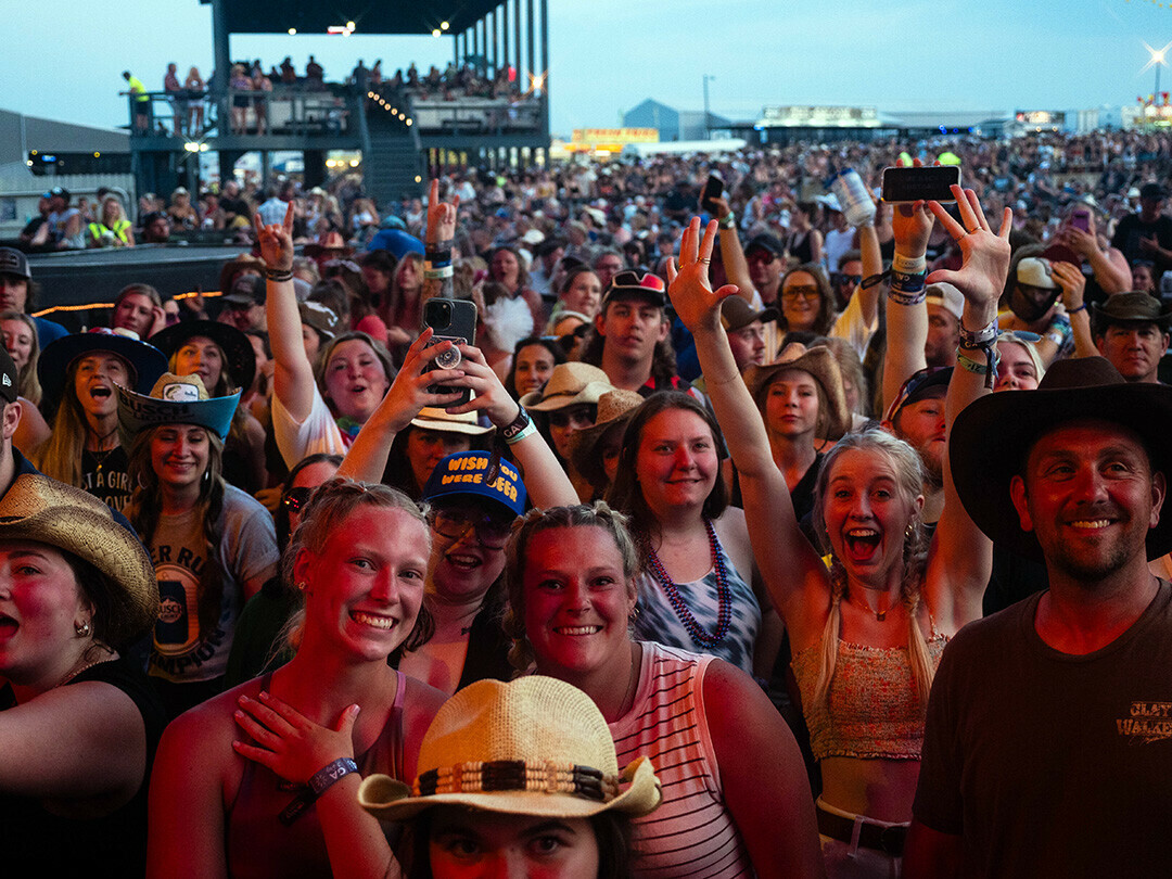 HOOFIN' IT TO CADOTT. The crowd at Country Fest, which has been renamed Hoofbeat. (Submitted photo)