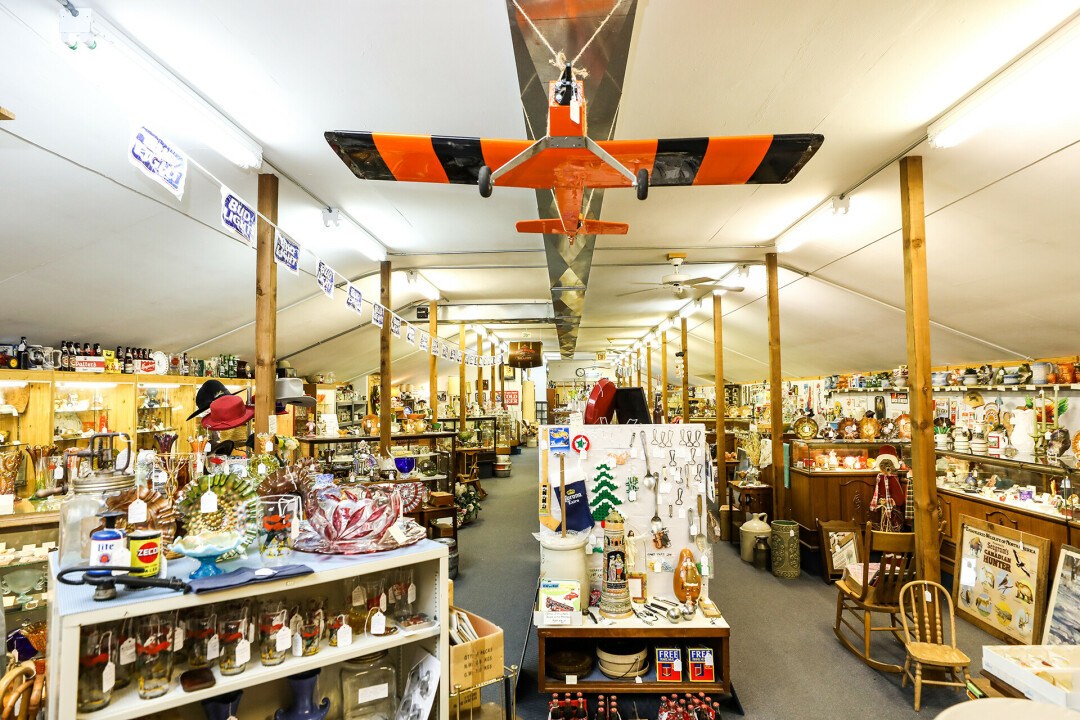 TO THE PALACE! Egg Palace Antiques has built its kingdom over nearly 20 years, home to a seemingly endless supply of goods. Now, it is up for sale.