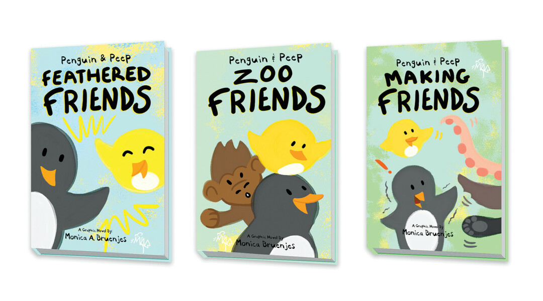 BEST OF PALS. Dynamic duo Penguin and Peep tackle a crucial part of growing up: making friends and learning how to socialize.