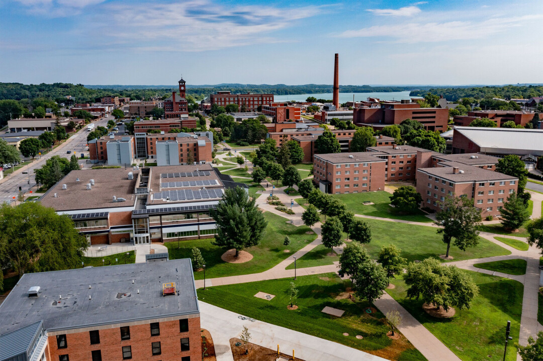 COMMITTED TO EXCELLENCE. UW-Stout has completed 79 energy-saving projects on campus since 2017. (Photos via UW-Stout)