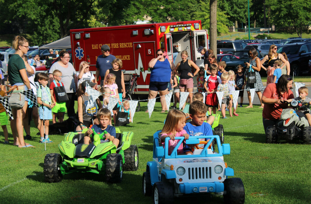 OUT ON THE TOWN. The area's free-to-attend National Night Out events are coming up quick. (Photo via Eau Claire Parks & Rec Facebook)