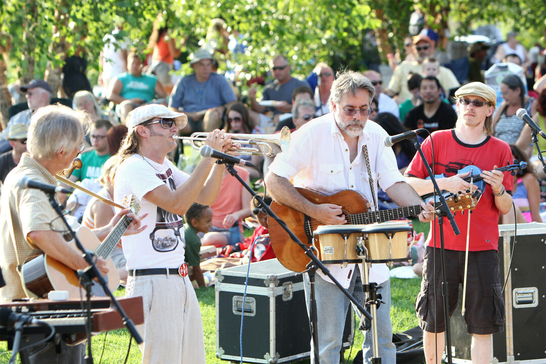 MARK YOUR CALENDAR, FOLKS! The 11th Rush River Folk Festival, slated for Aug. 31, features familiar faces in its musical lineup. (Eggplant Heroes pictured)