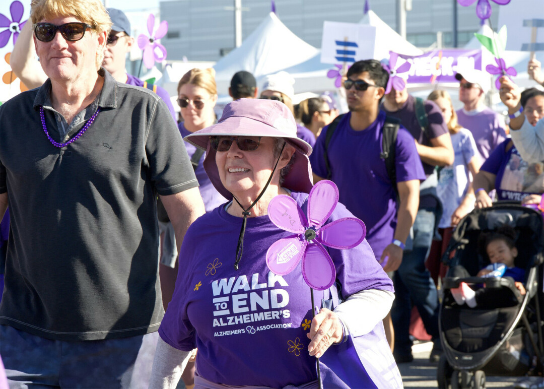 Walk to End Alzheimer's is held in more than 600 communities nationwide each year. (Photo via Facebook)