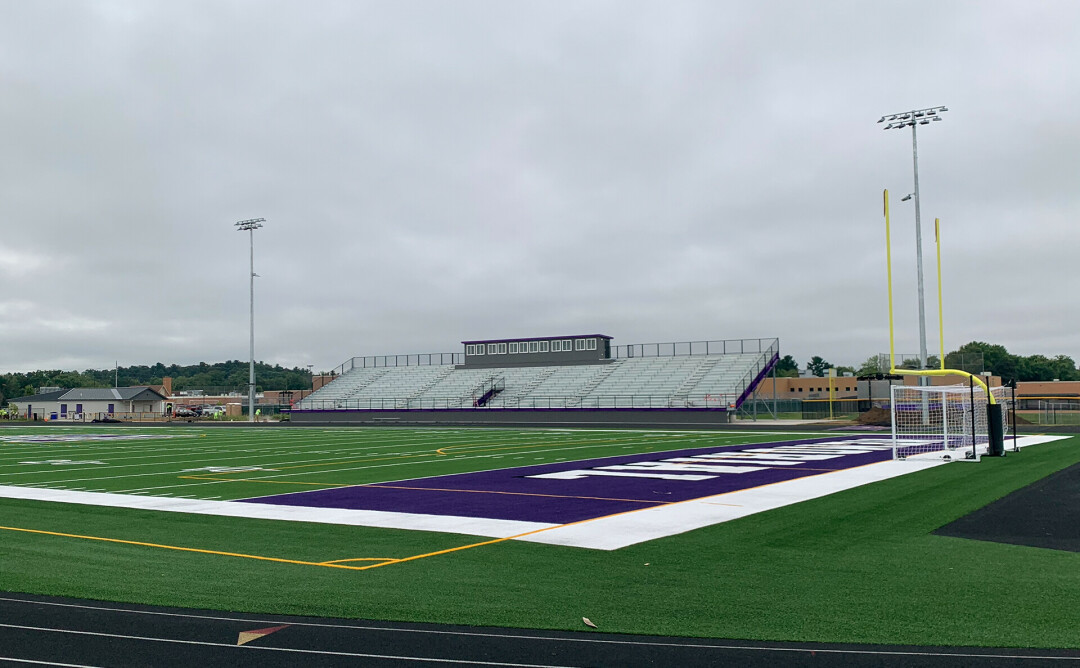 TURF TAKES A TURN. North, Memorial High Schools in Eau Claire gain new outdoor fields. (Submitted photo)