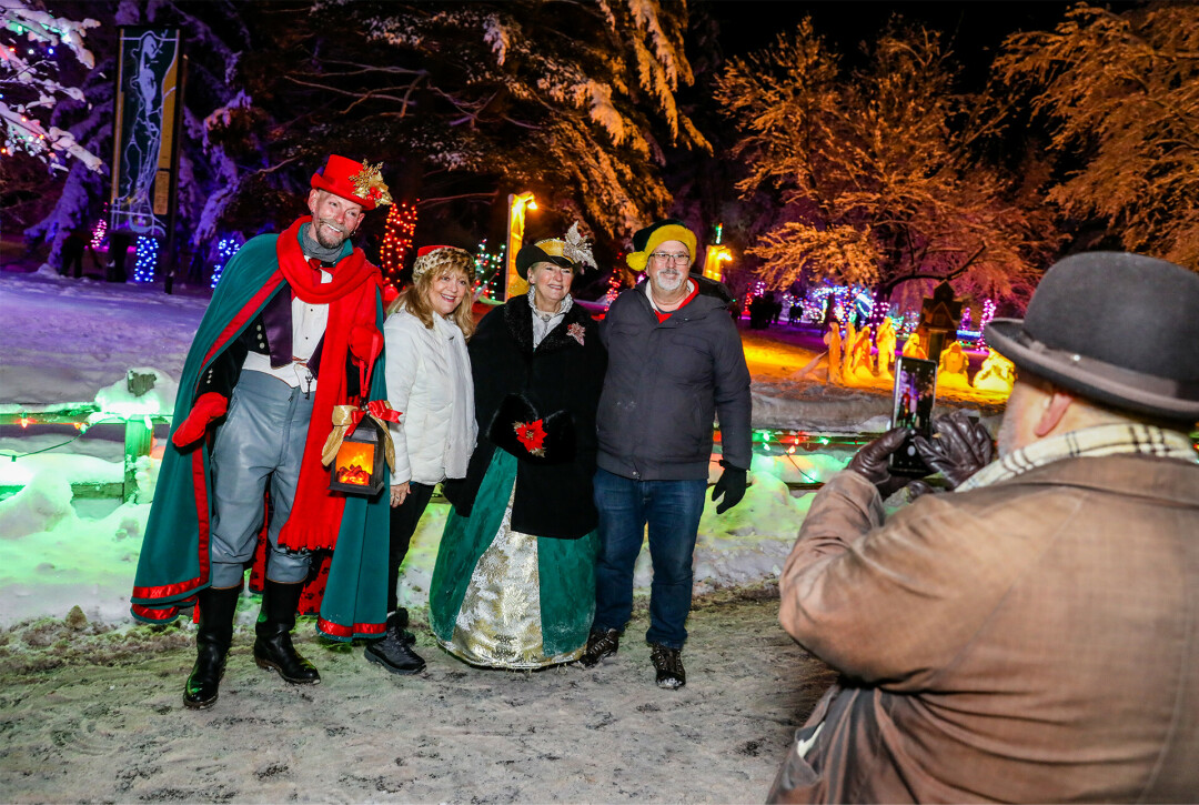 TO THE CHRISTMAS VILLAGE! Chippewa Falls's Irvine Park is host to activities year-round, but its holiday Christmas Village is a longtime favorite.