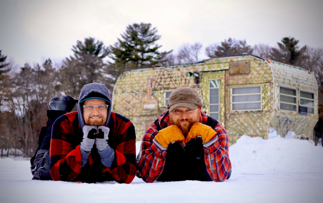 'WE HAVE NO-EYE-DEER WHAT WE'RE DOING.' Well, they must be doing something right! Locals Aaron and Adam Sturgis have grown an online community through their outdoors-focused YouTube channel and content.