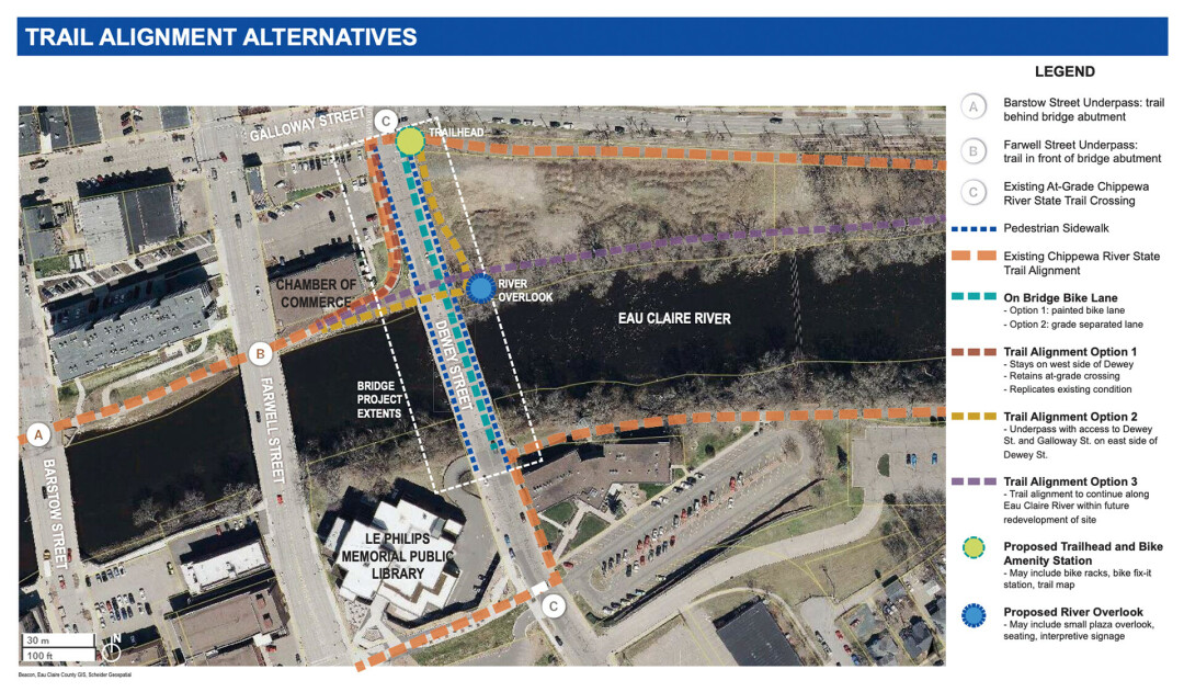 Area map and trail path graphic. (View full presentation here.)