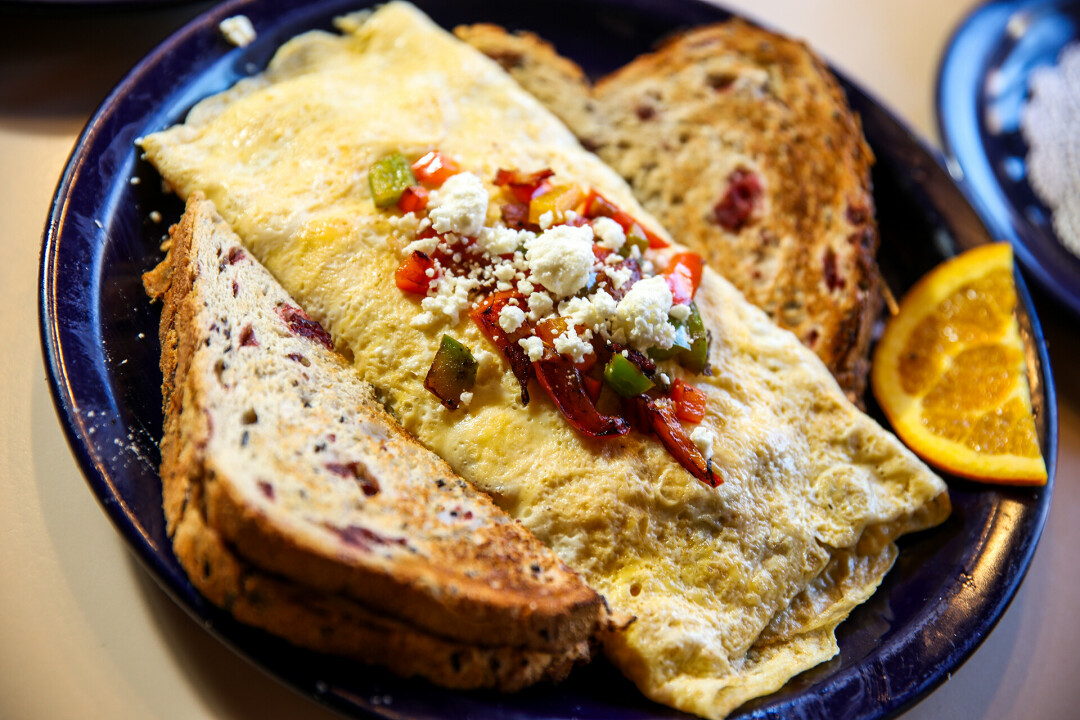 Where the Red Pepper Grows omelette.