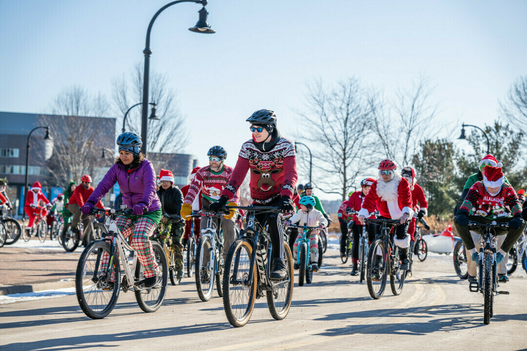 IT'S (ALMOST) TIME. If you see a horde of seasonally-clad bikers on Saturday, Dec. 6, don't worry, it's an approved event.
