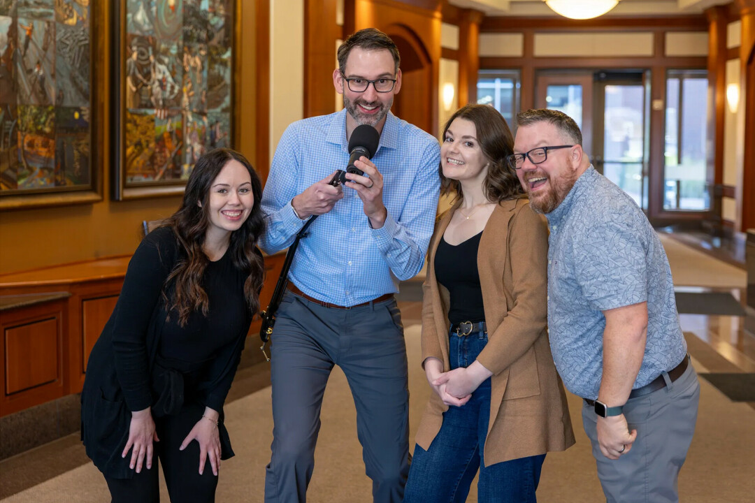 DUNK THIS. Royal Credit Union's financial wellness podcast returned form this year's