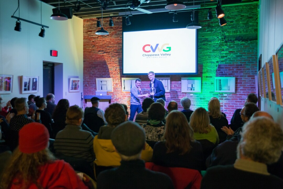 The Chippewa Valley Writers Guild held its launch party here at Volume One and The Local Store in 2016. The store's gallery seating filled, folks stood shoulder to shoulder.