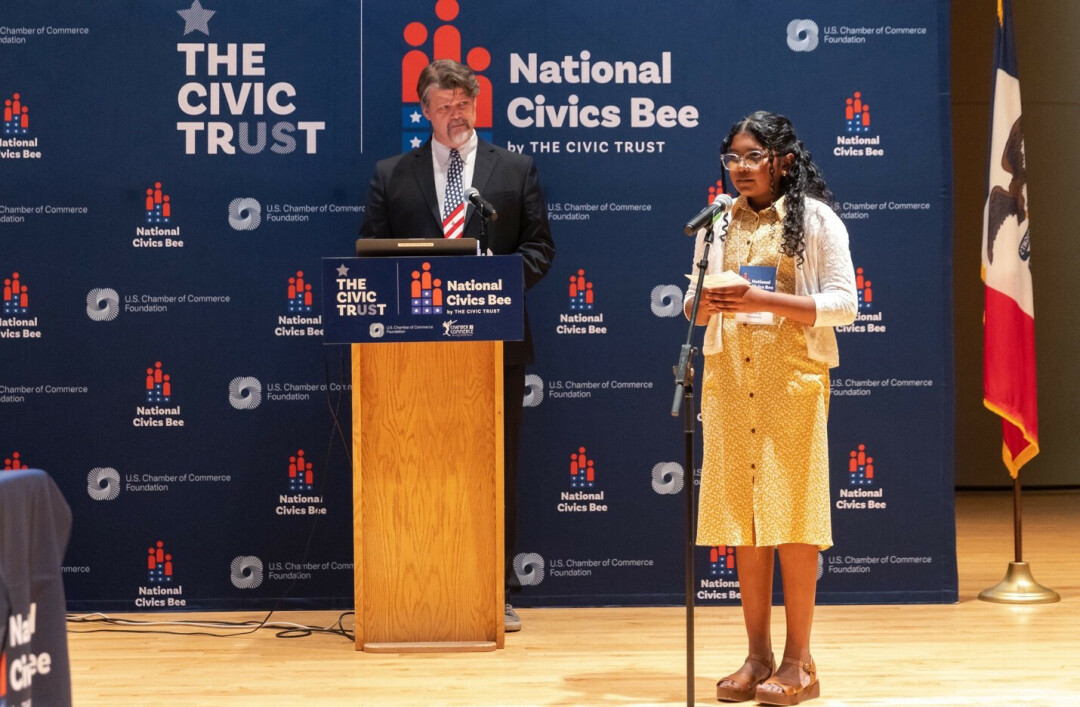 ALL ABUZZ. Local students in grades 6-8 can now apply to comepte in the National Civics Bee.