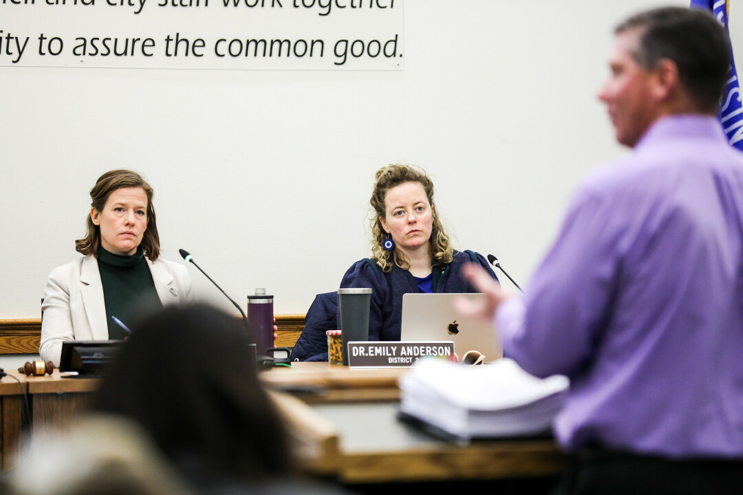 TAKE A SEAT. The Eau Claire City Council 