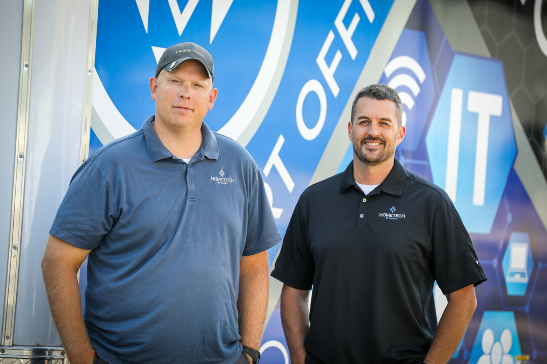Hunter Braatz and Garrett Lewis co-founded HomeTech in 2009 as a home theater and TV business. Today, to meet the needs of more locals, HomeTech now offers leading smart home automation tech.
