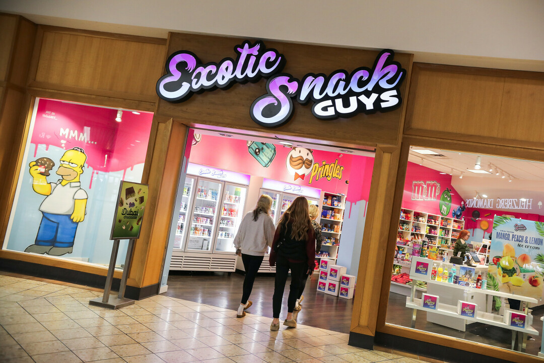 A TASTE OF WHAT'S OUT THERE. Chicago-founded exotic snack retailer and wholesale company Exotic Snack Guys recently opened up shop in Oakwood Mall (