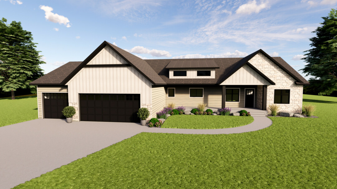 Parade of Homes entry No. 7, located at N3071 1010th St., Elk Mound, by Pabich Homes.