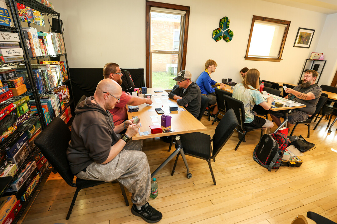 On the main floors of Northwoods Game Haven, there are living room-style spaces with plenty of seats to game.