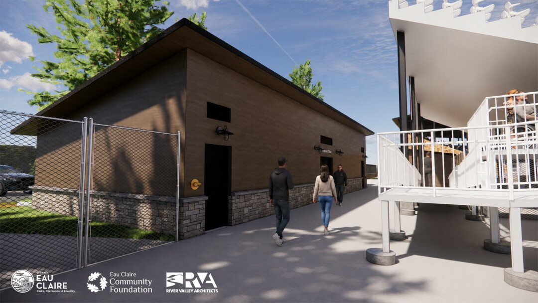 The new, fully heated bathrooms facility will be finished for the start of the WIAA and NCAA 2027 seasons.