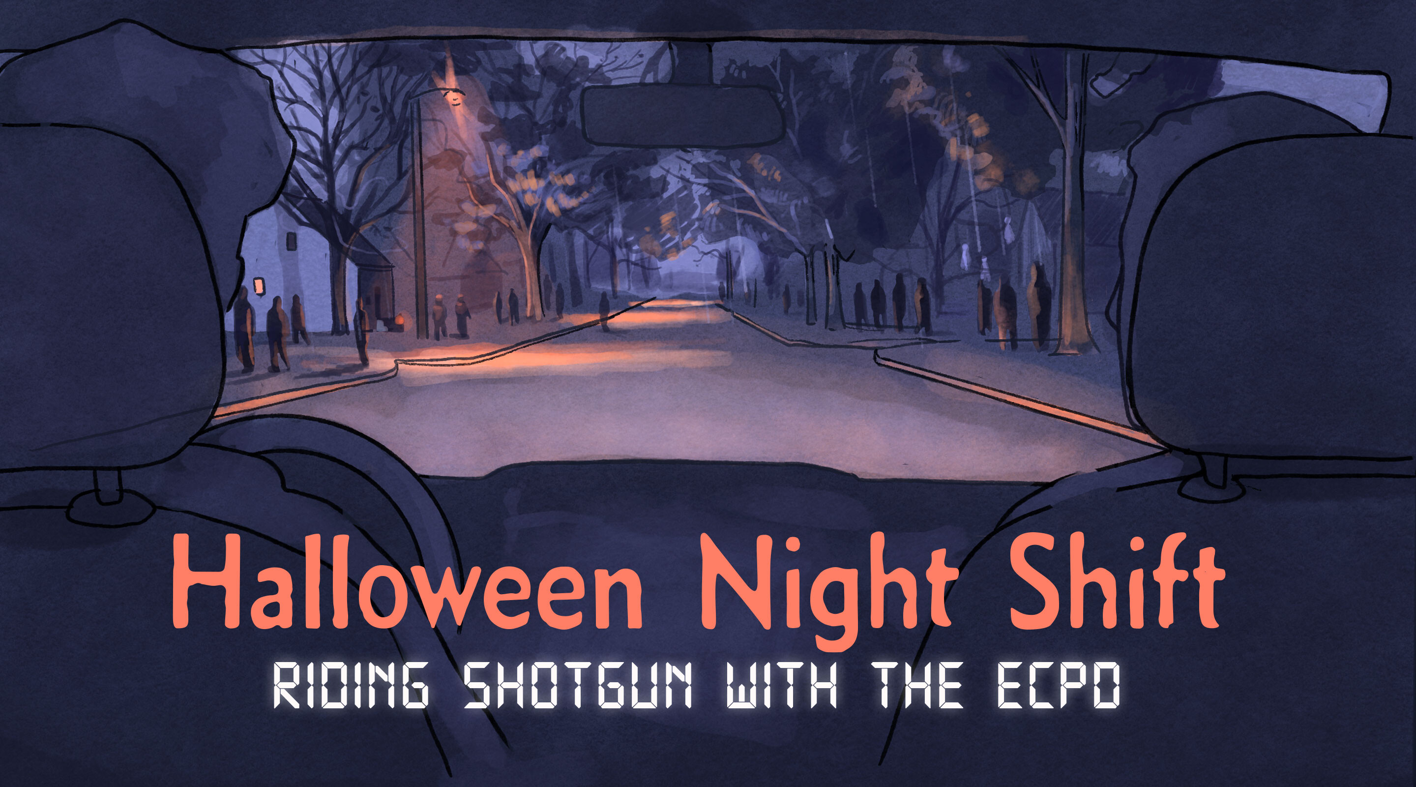 Halloween Night Shift - Riding Shotgun with the ECPD